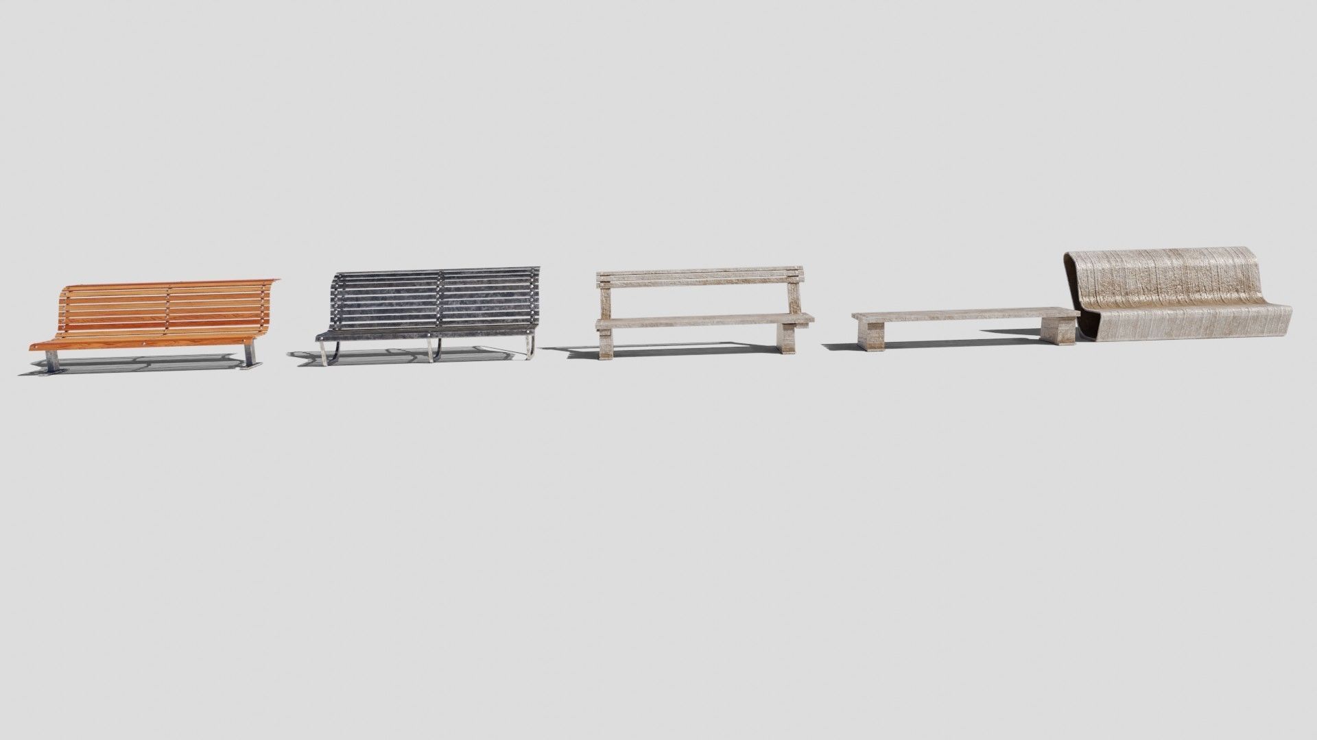 a collection of road side advertisement boards with 4k textures Low-poly 3D model_51