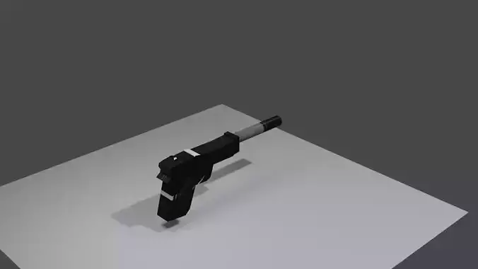 Lowpoly Gun