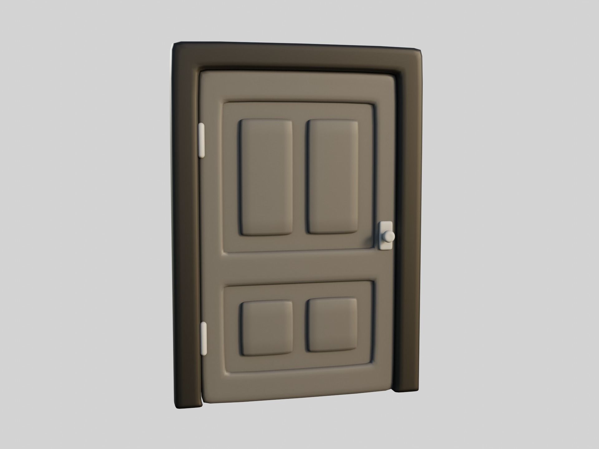 Cartoon Door 7a 3D model_5