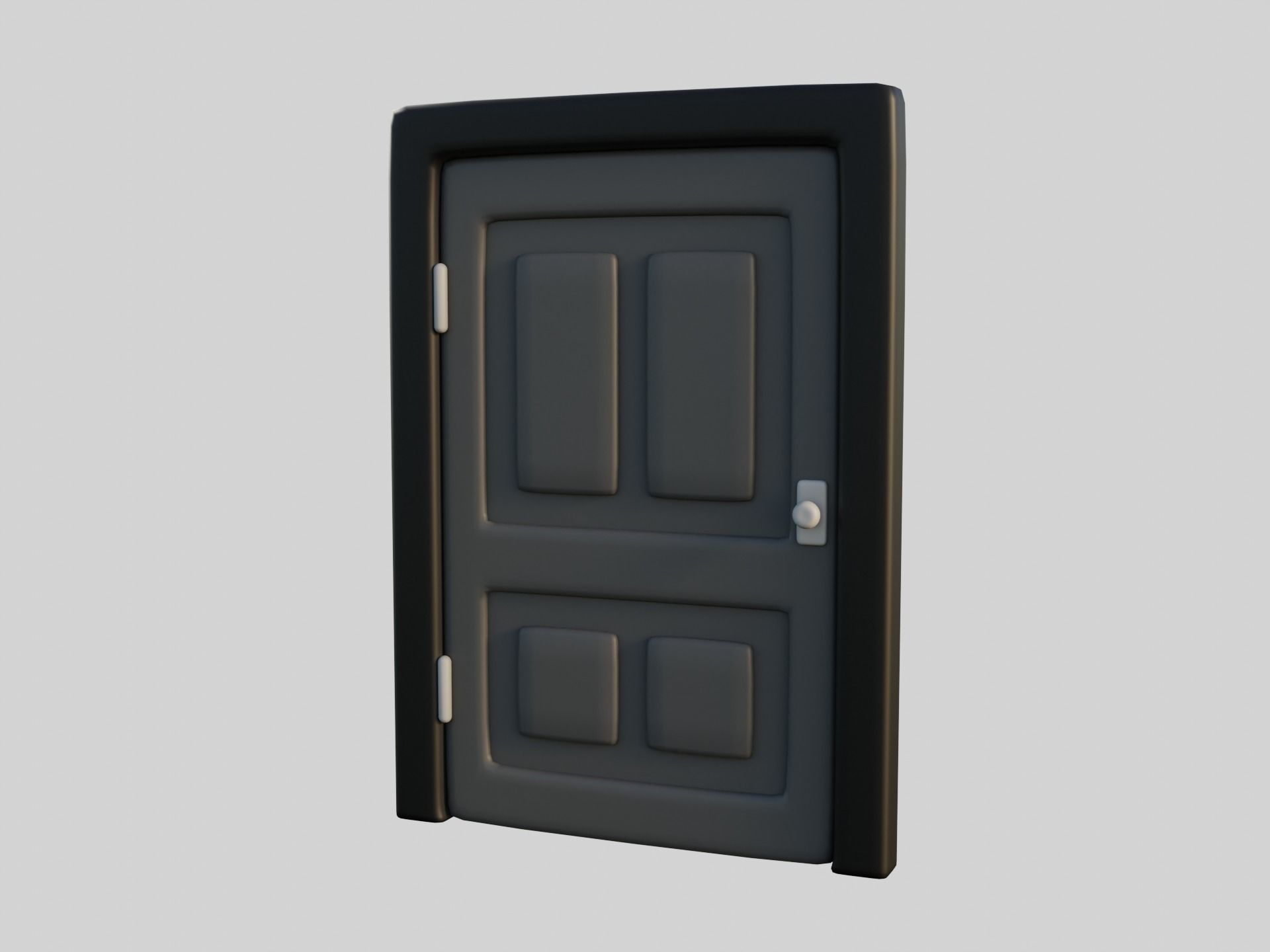 Cartoon Door 7a 3D model_4