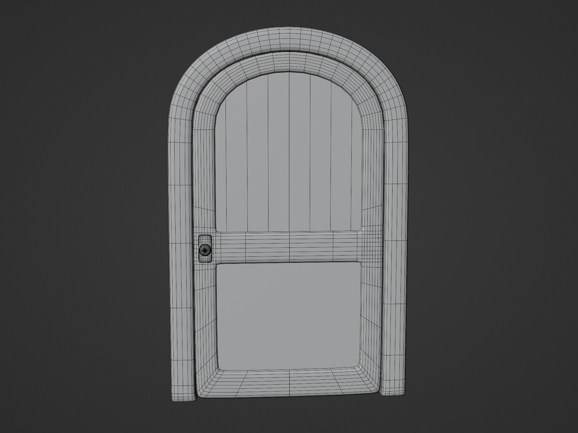 Cartoon Door 8a 3D model_11