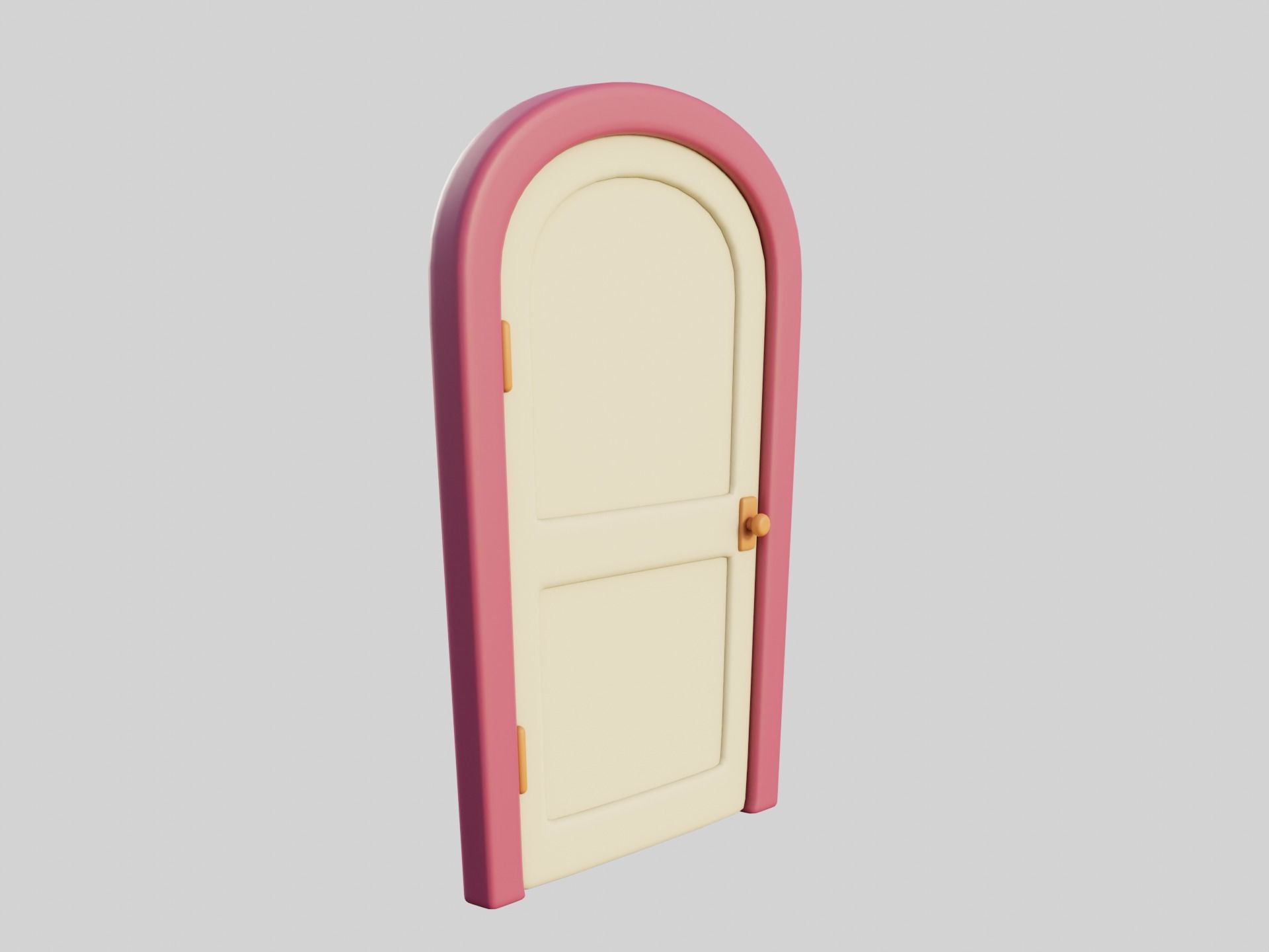 Cartoon Door 8b 3D model_6