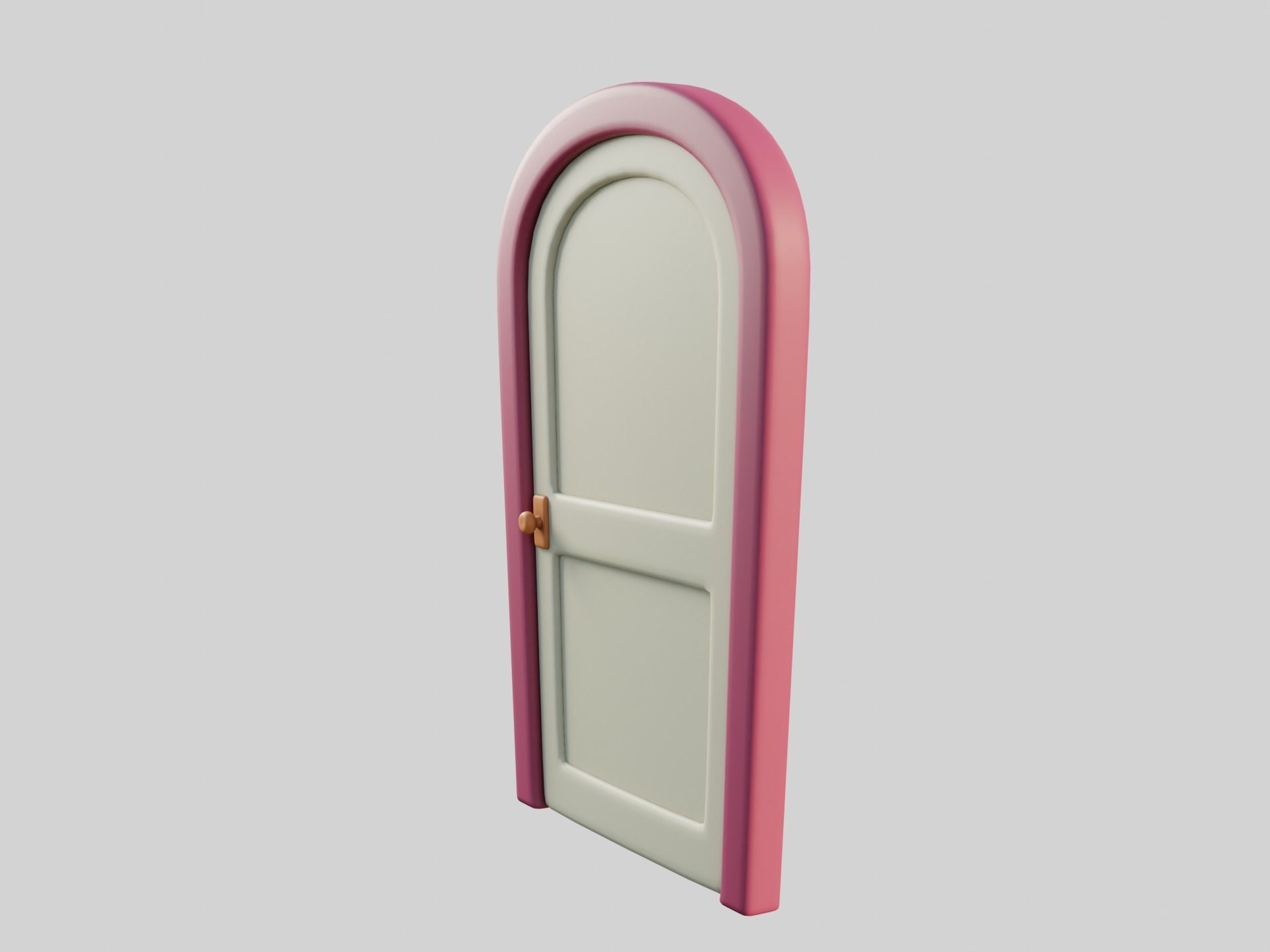 Cartoon Door 8b 3D model_8