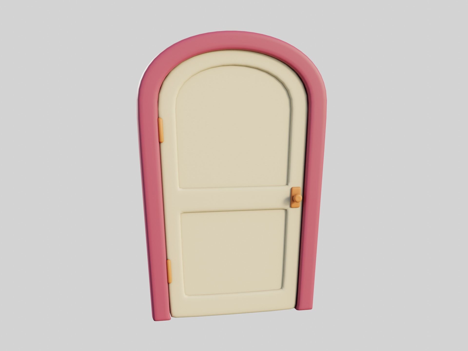 Cartoon Door 8b 3D model_5