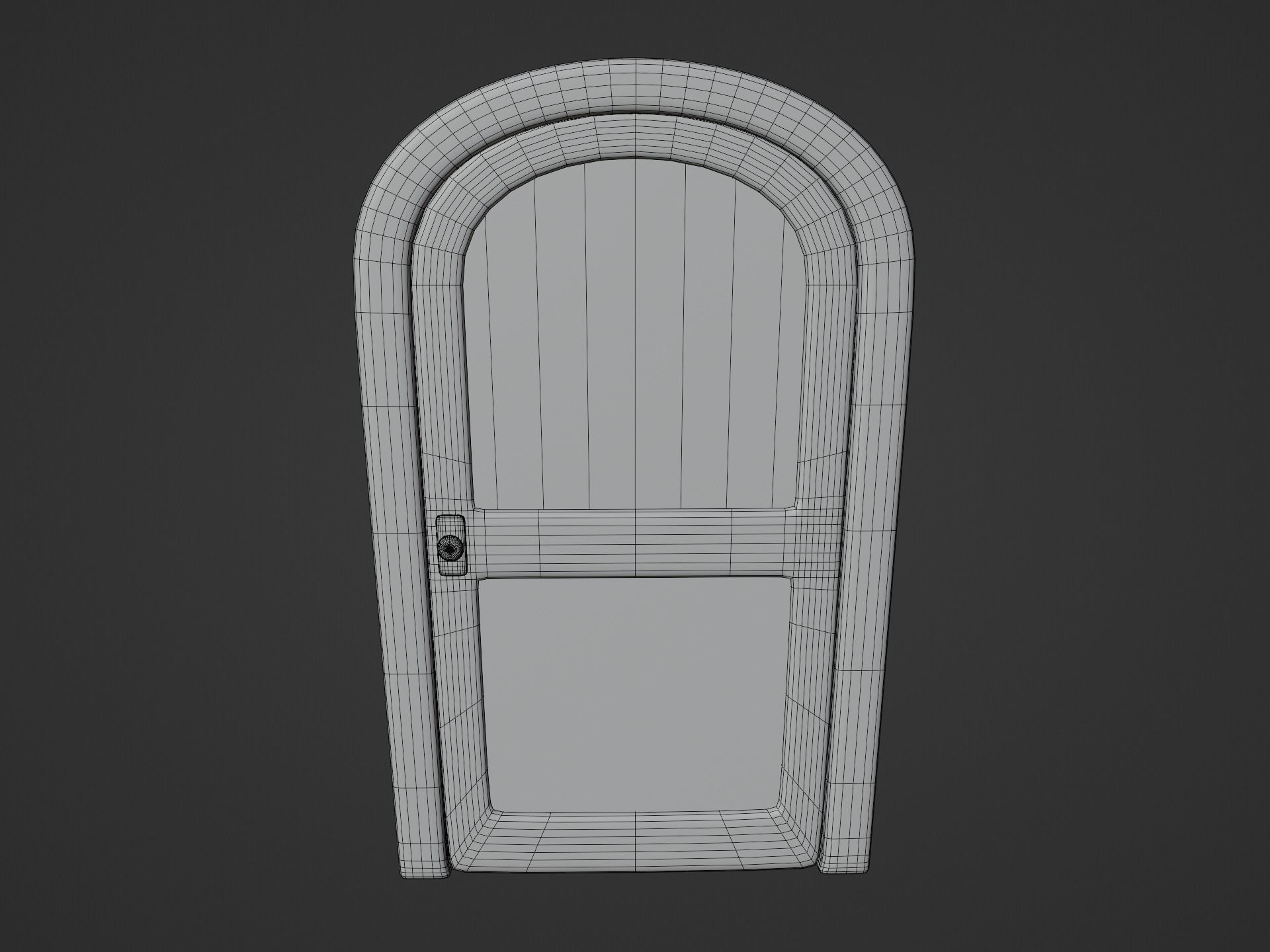 Cartoon Door 8b 3D model_11