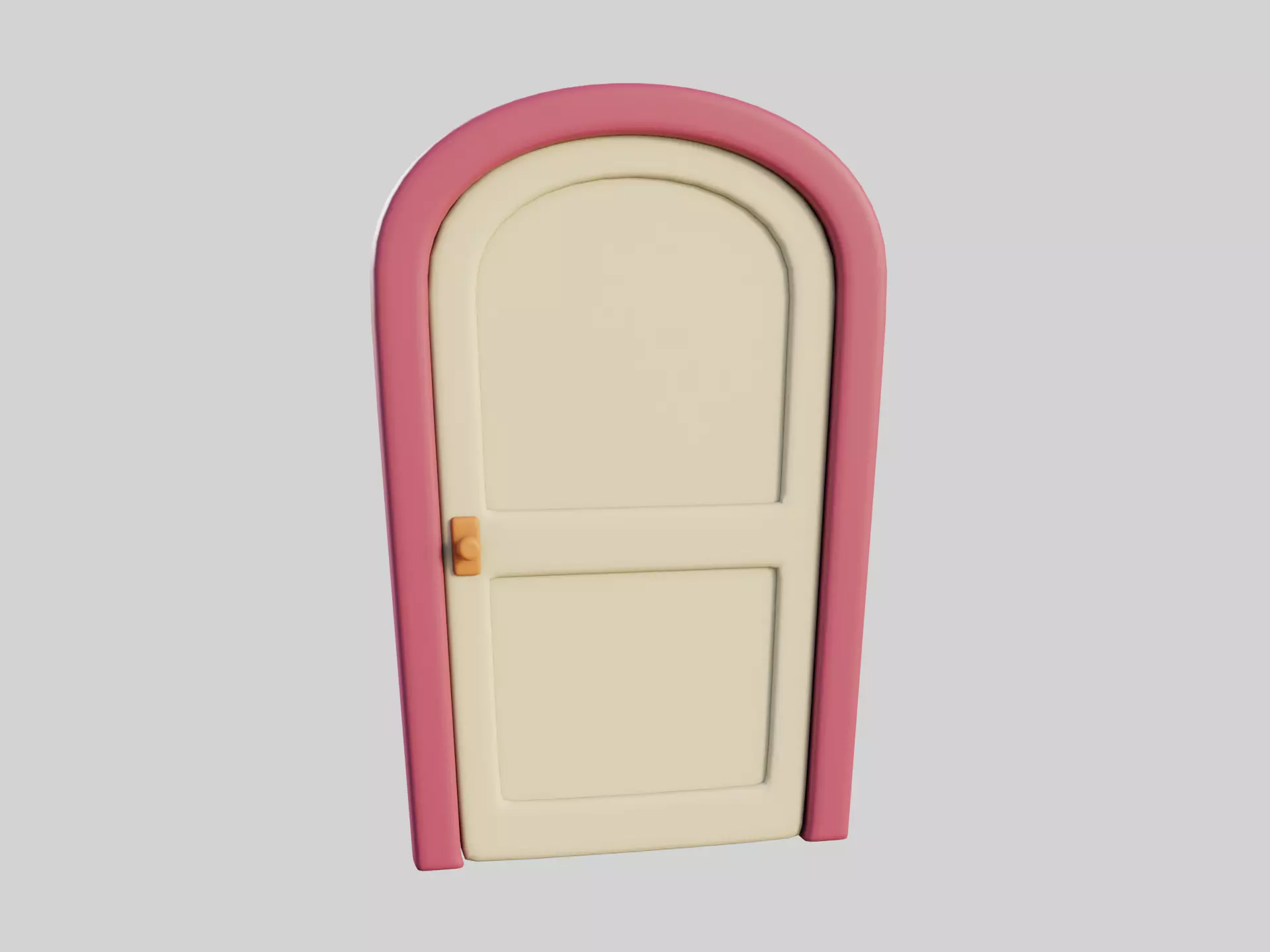 Cartoon Door 8b 3D model_0