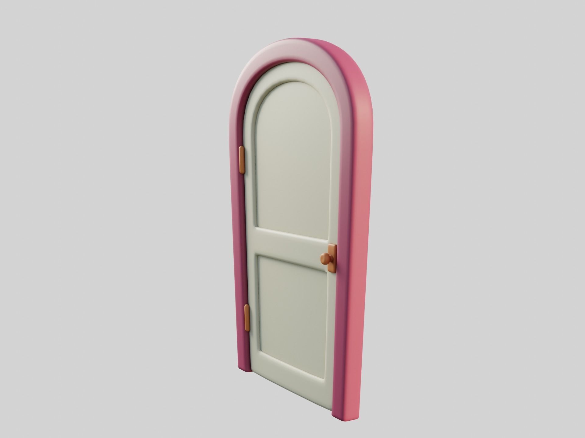 Cartoon Door 8b 3D model_3