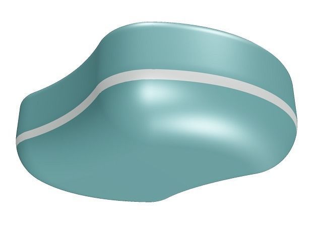 Inflatable Rubber Swimming Pool 3D model_2