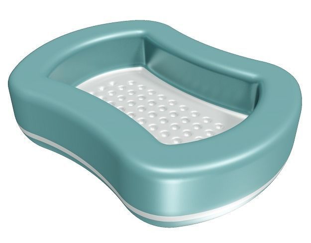 Inflatable Rubber Swimming Pool 3D model_1
