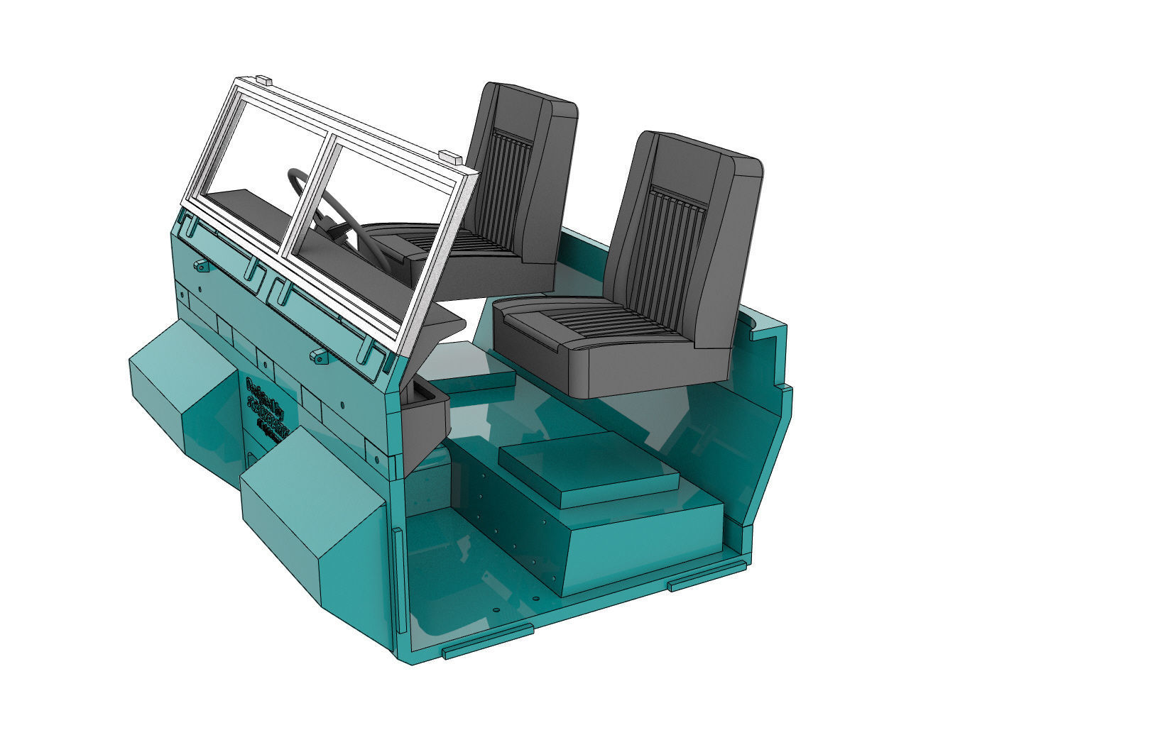 LAND ROVER SERIES 3 HIGH CAPACITY FOR 1 to 10 RC CHASSIS 3D print model_6