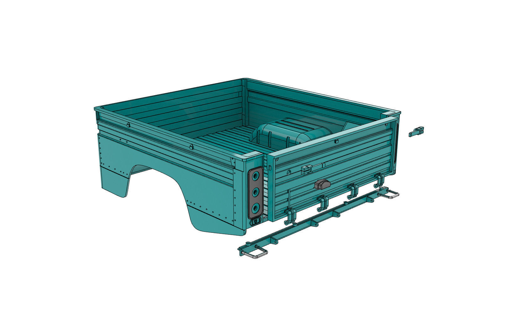 LAND ROVER SERIES 3 HIGH CAPACITY FOR 1 to 10 RC CHASSIS 3D print model_13