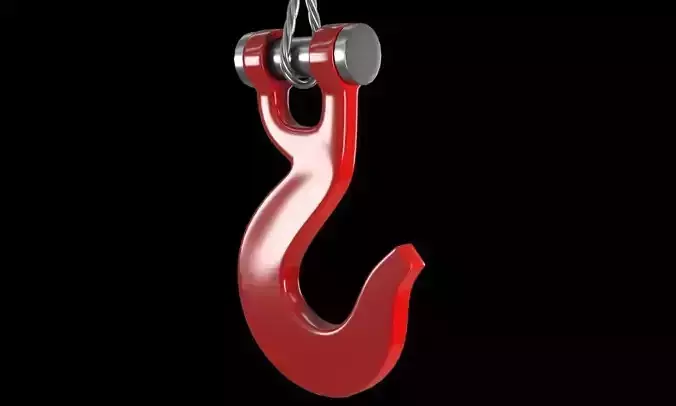 Hook 3d hanging 3D model