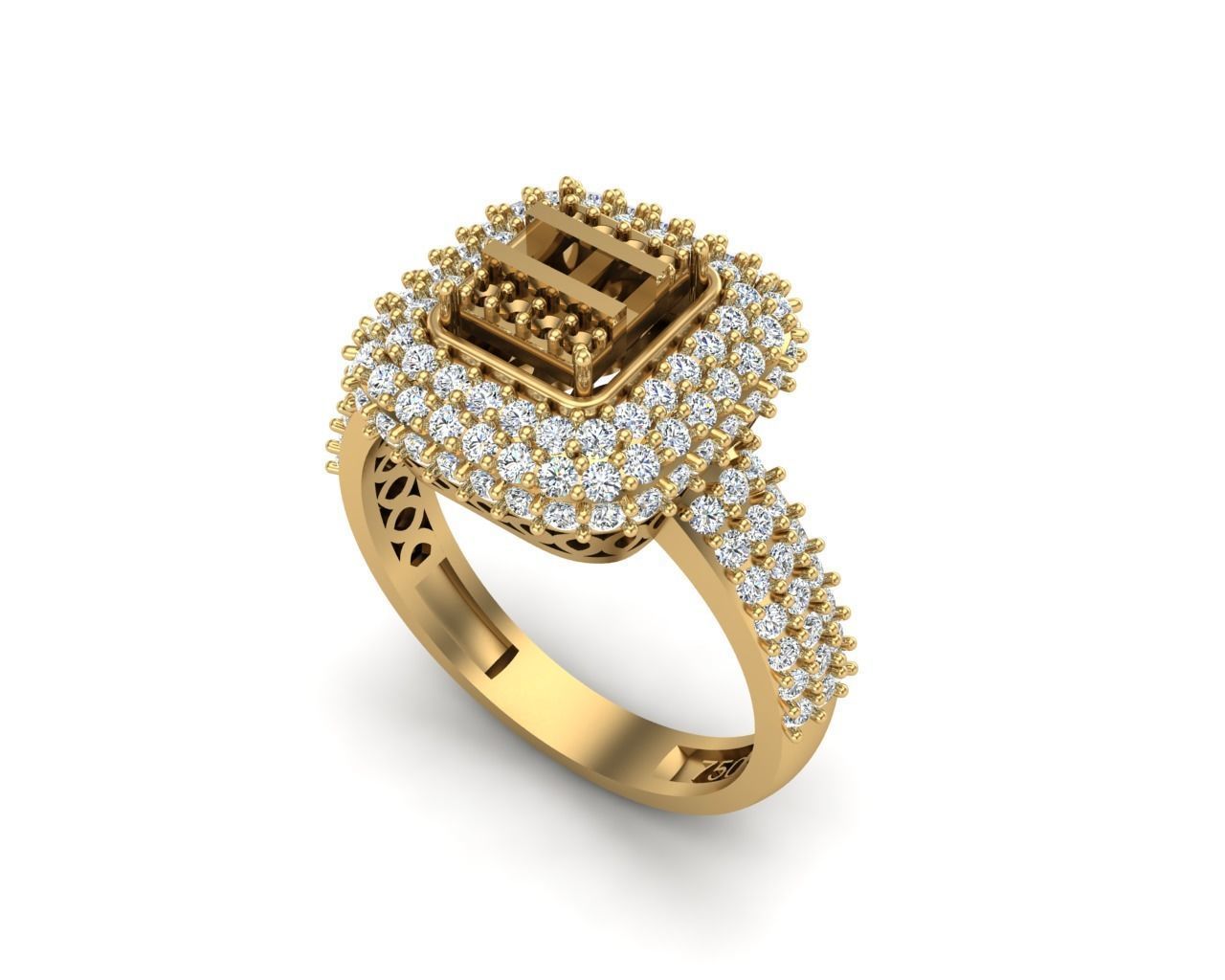 Jewelry ring 175 3D print model_9