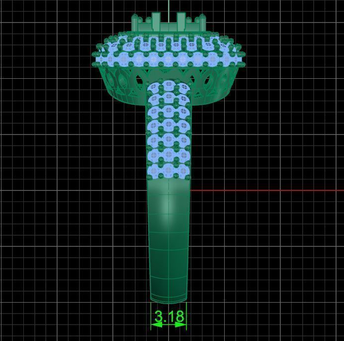 Jewelry ring 175 3D print model_5