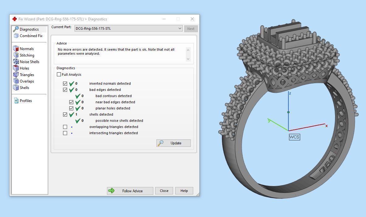 Jewelry ring 175 3D print model_7