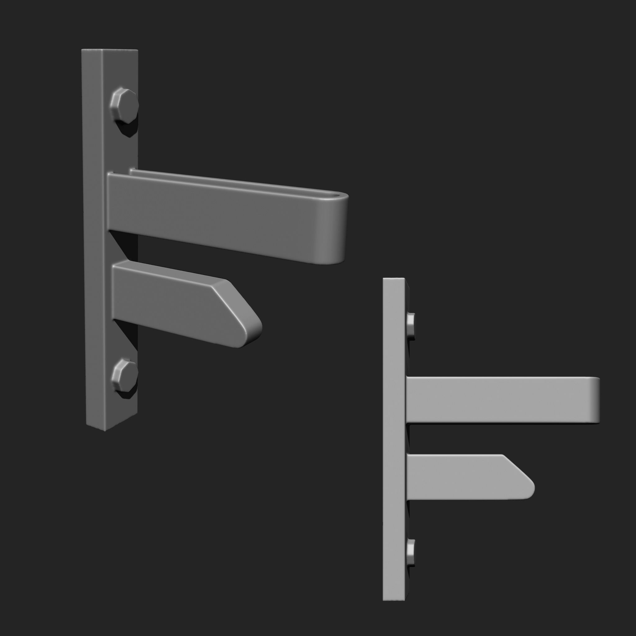 Door Latch IMM Brush Pack 20 in One vol 4 3D model_3