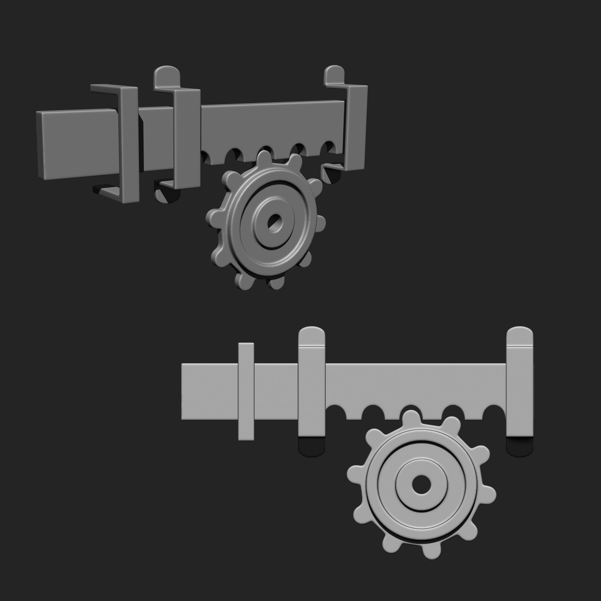 Door Latch IMM Brush Pack 20 in One vol 4 3D model_4