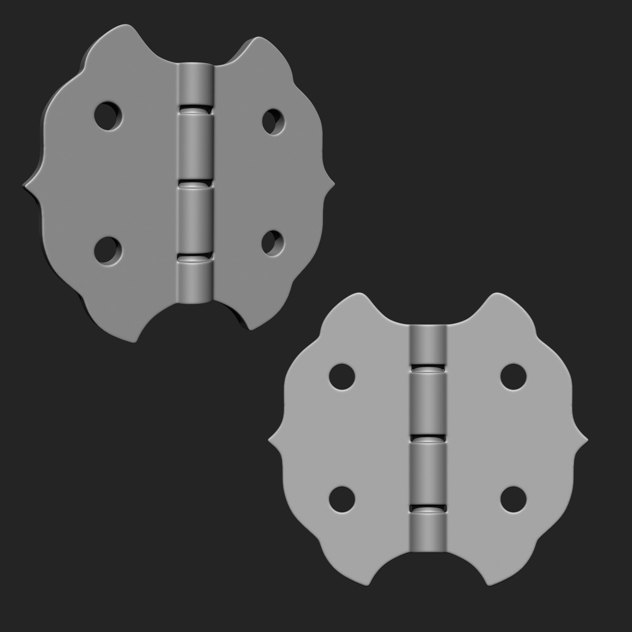 Door Latch IMM Brush Pack 20 in One vol 4 3D model_20