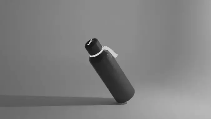 Bottle futuristic water