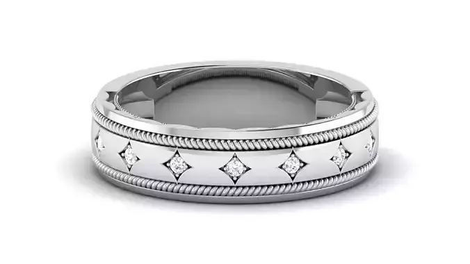 Solitaire Engagement Wedding Ring Wedding Band