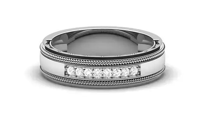 Solitaire Engagement Wedding Ring Wedding Band