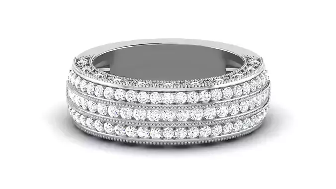 Solitaire Engagement Wedding Ring Matching Band 