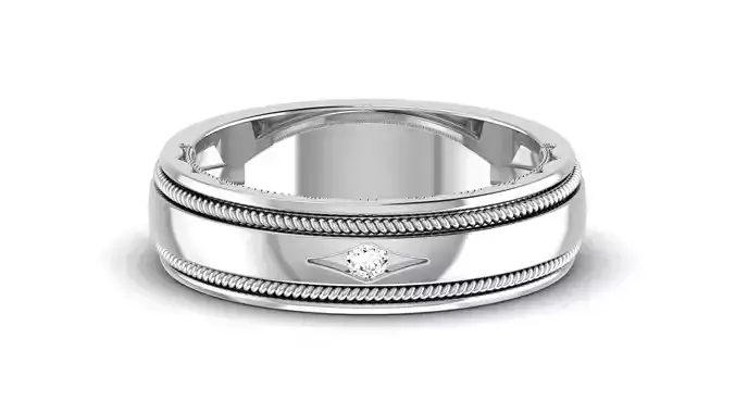 Solitaire Engagement Wedding Ring Wedding Band