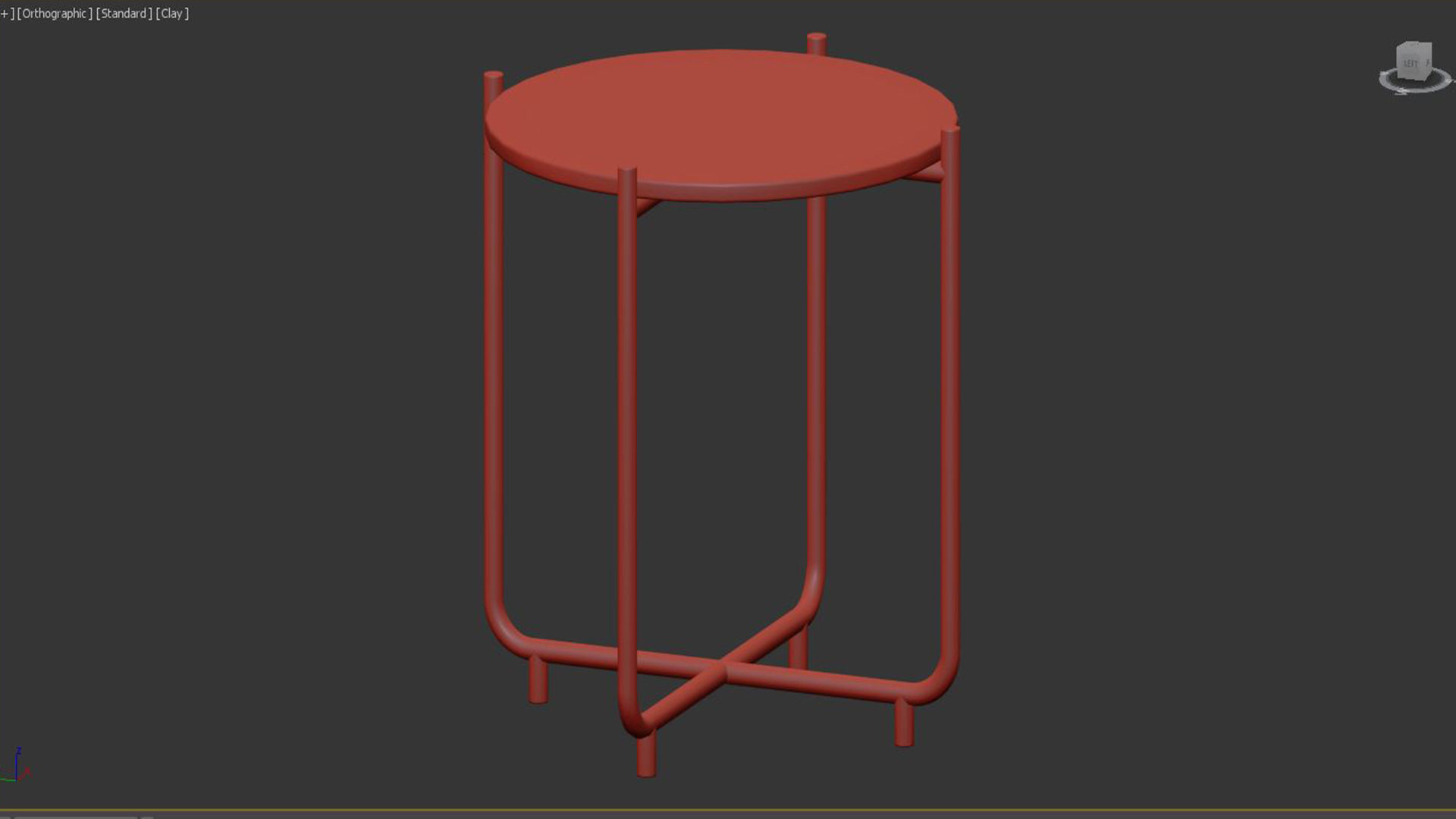 SIDE TABLE TIMPA MARBLE WHITE 3D model_4