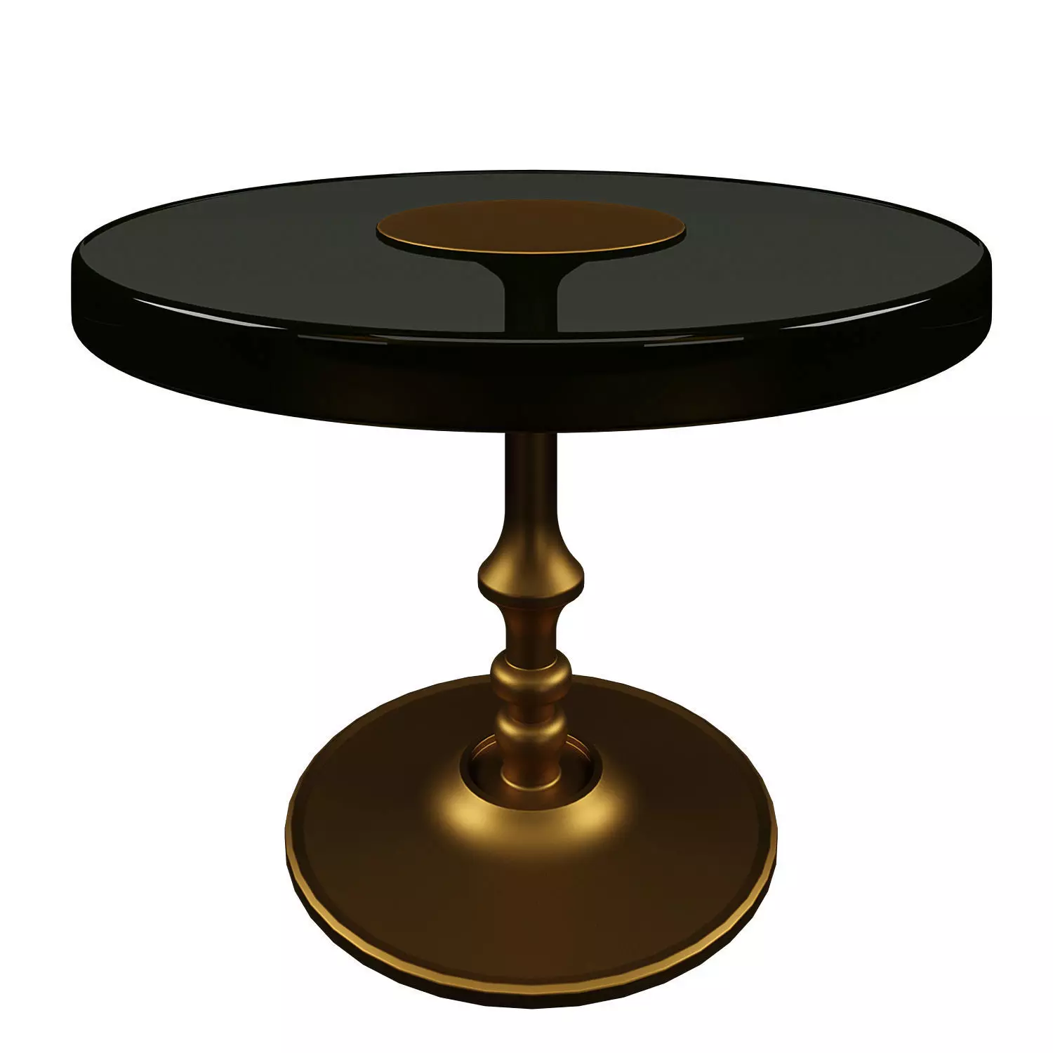 COFFEE TABLE SUE BRASS 3D model_0