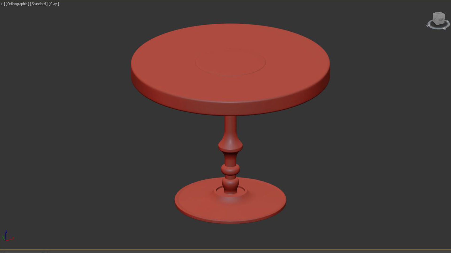 COFFEE TABLE SUE BRASS 3D model_4