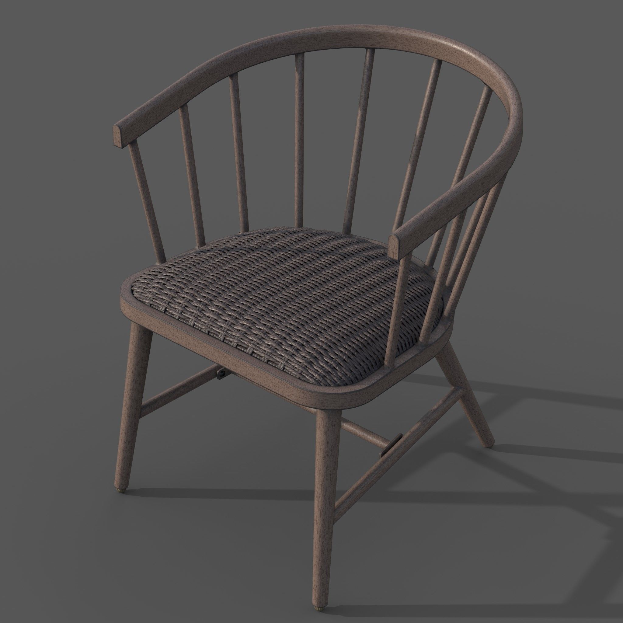 Patio Chair 3D model_2