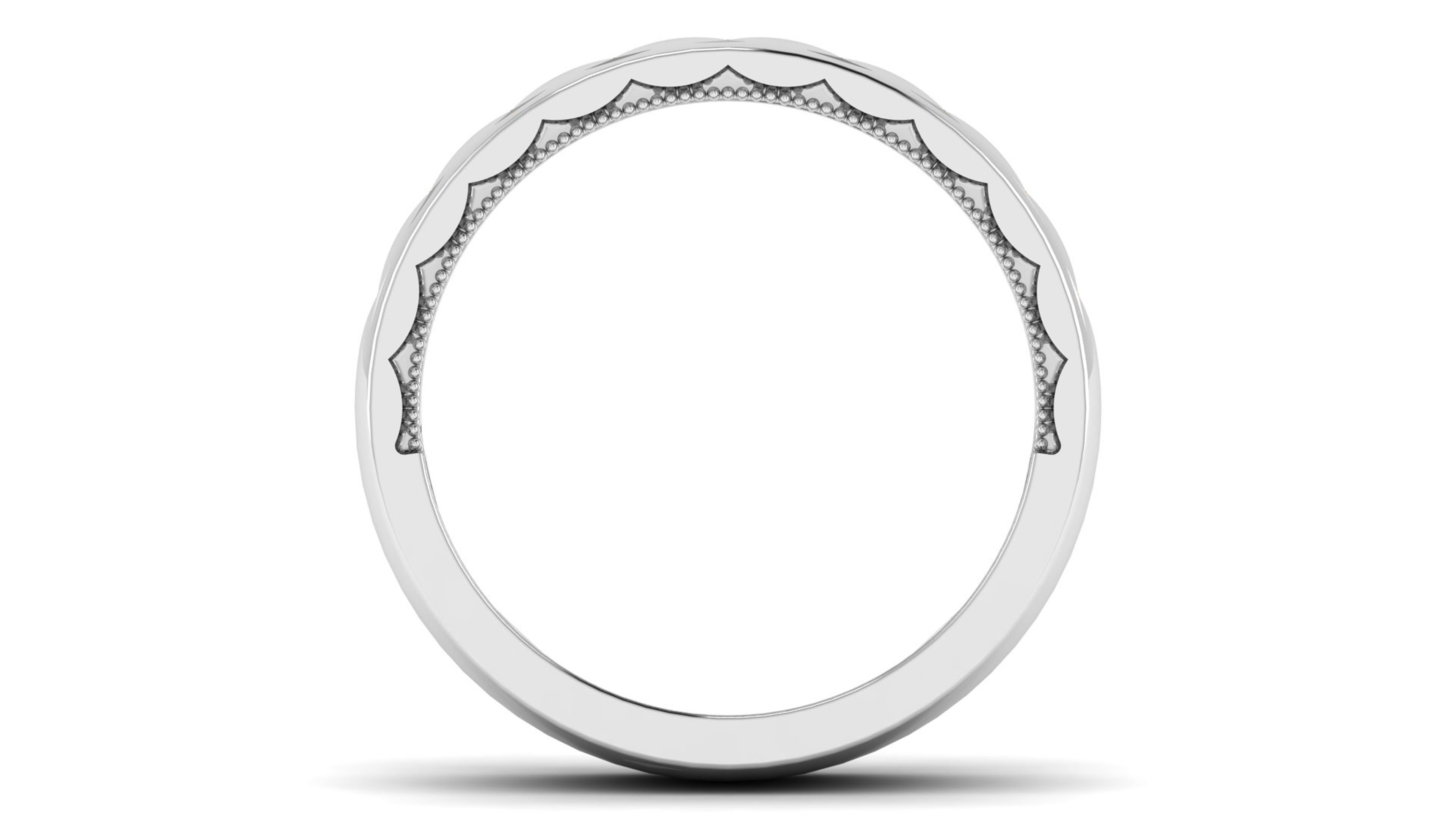Solitaire Engagement Wedding Ring 3D print model_1