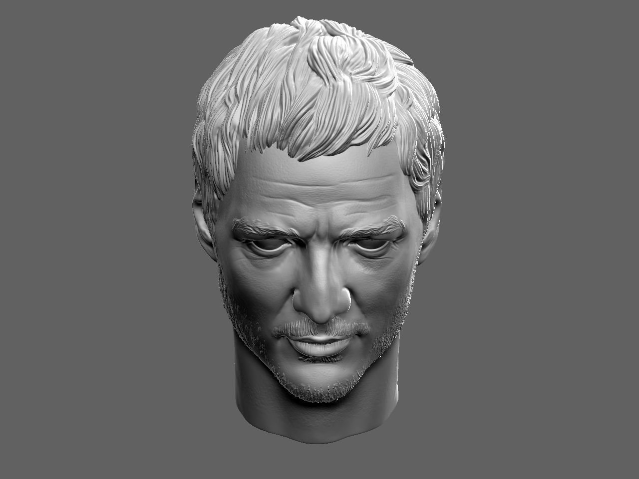 Pedro Pascal from the Mandalorian 3D print model_19