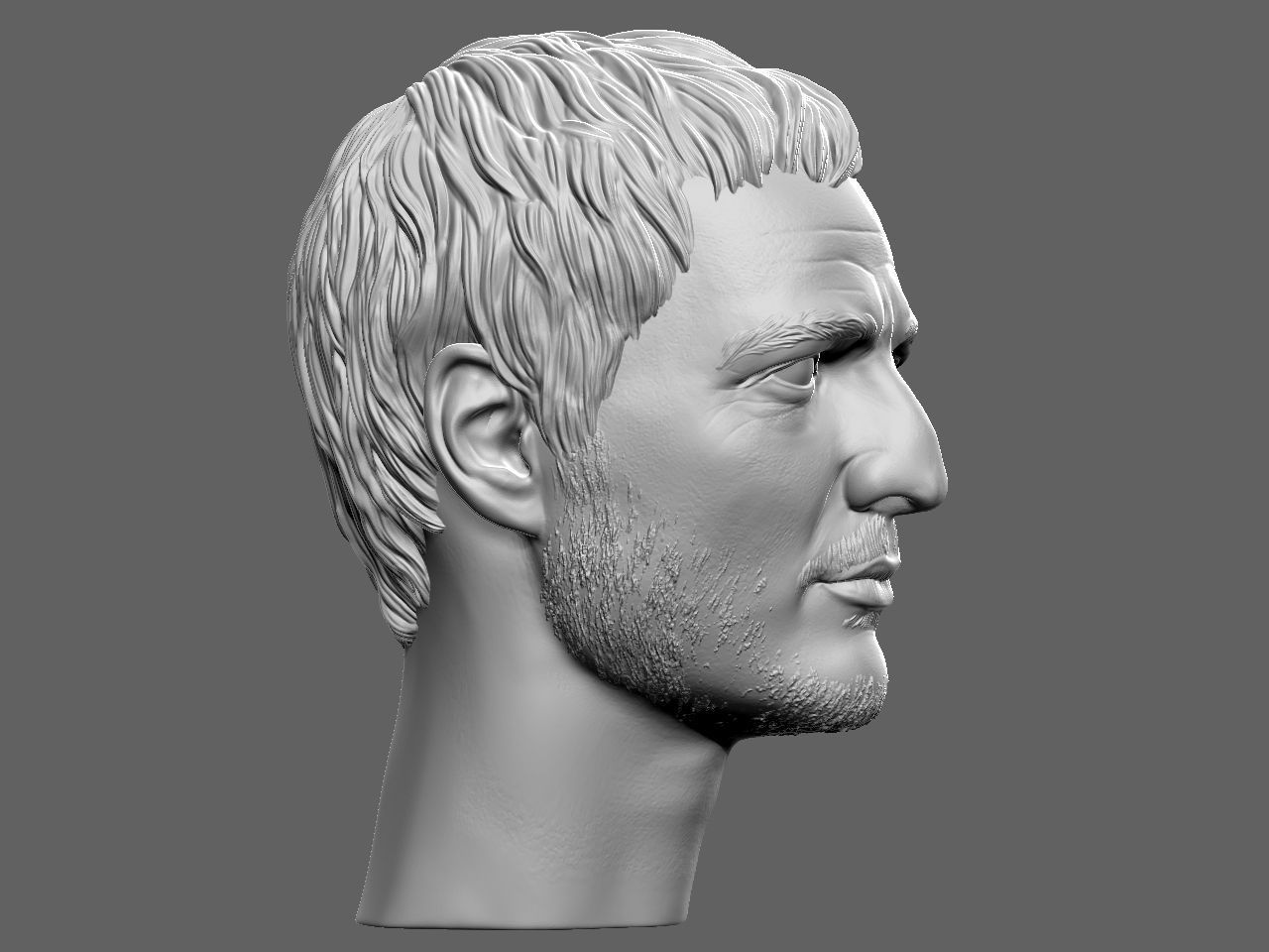 Pedro Pascal from the Mandalorian 3D print model_6