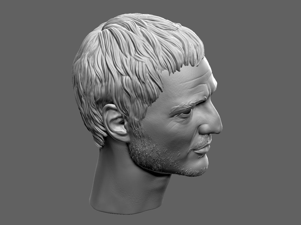 Pedro Pascal from the Mandalorian 3D print model_22