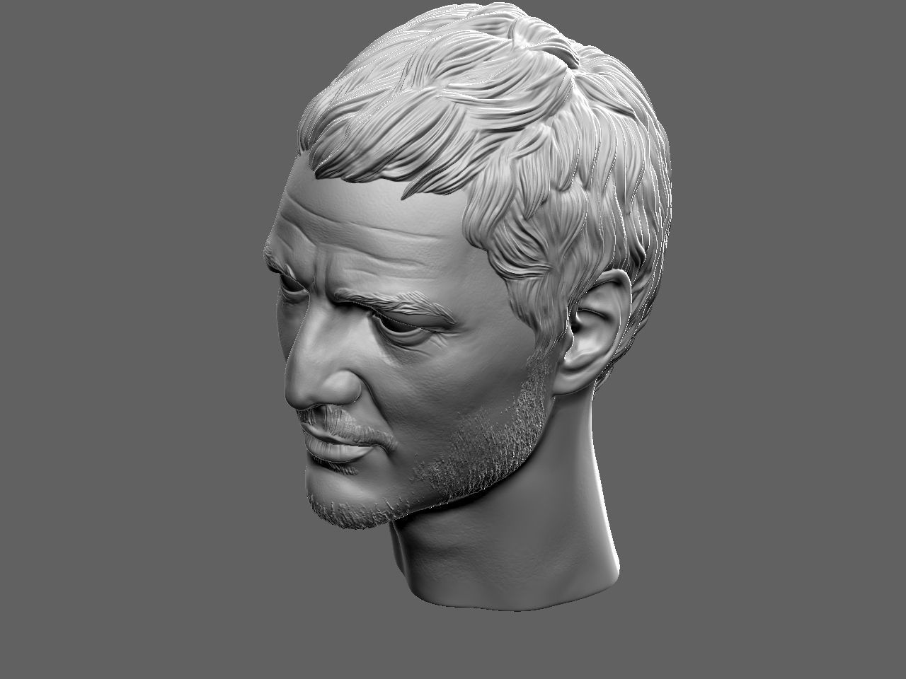 Pedro Pascal from the Mandalorian 3D print model_33