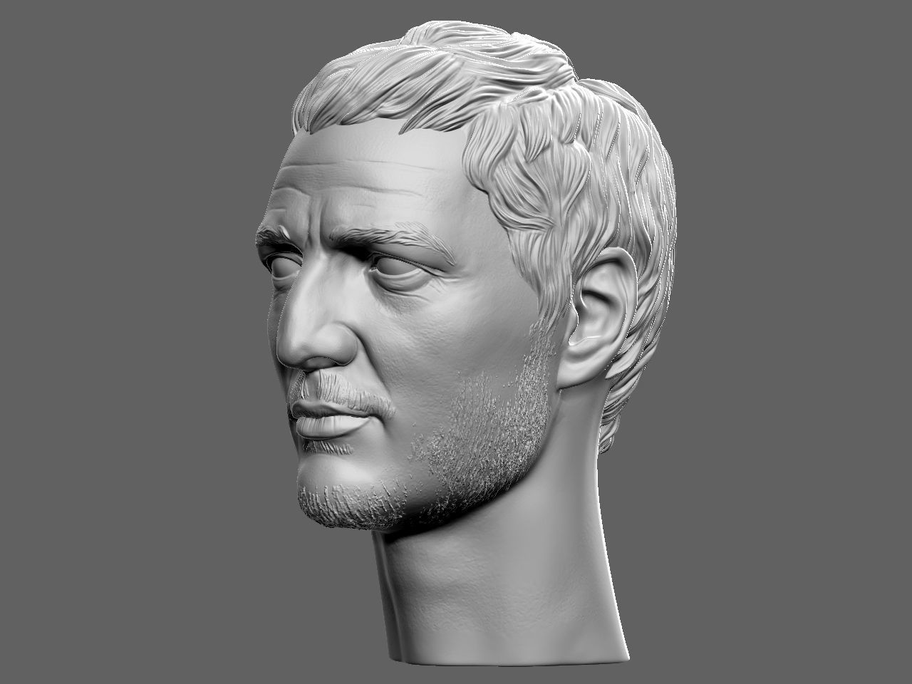 Pedro Pascal from the Mandalorian 3D print model_17