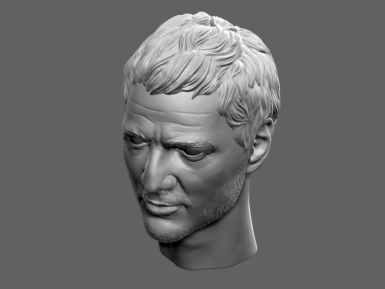 Pedro Pascal from the Mandalorian 3D print model_34