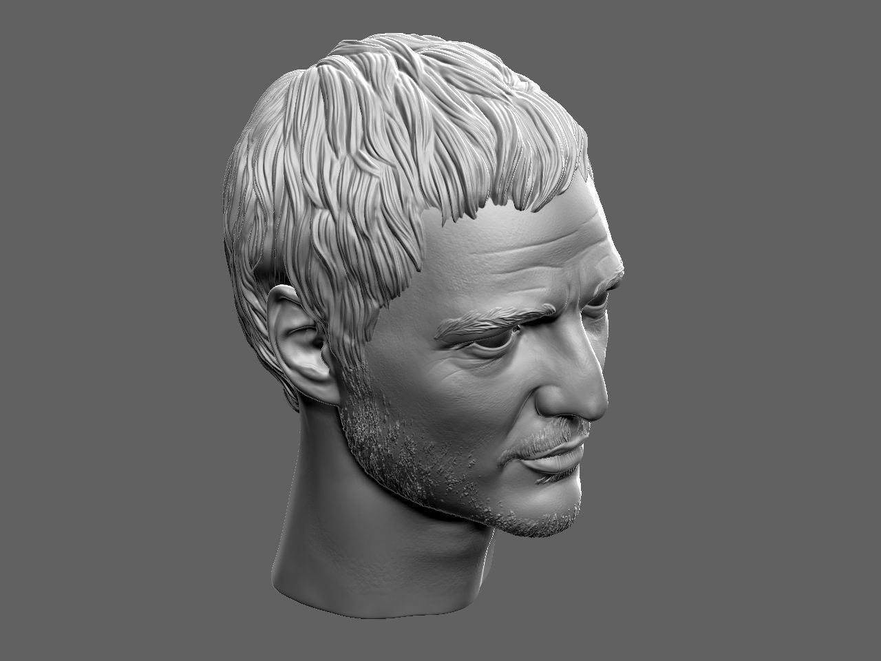 Pedro Pascal from the Mandalorian 3D print model_21