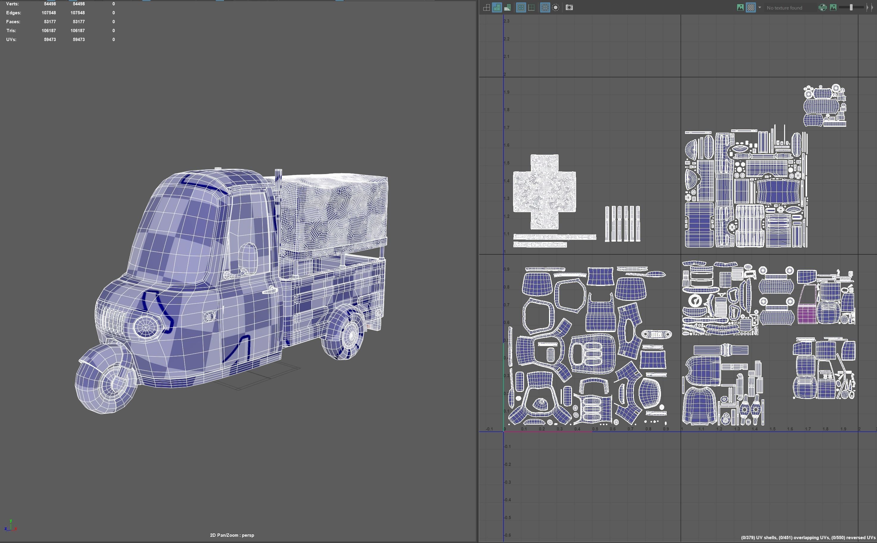 Cartoon Three Wheeler 3D model_21
