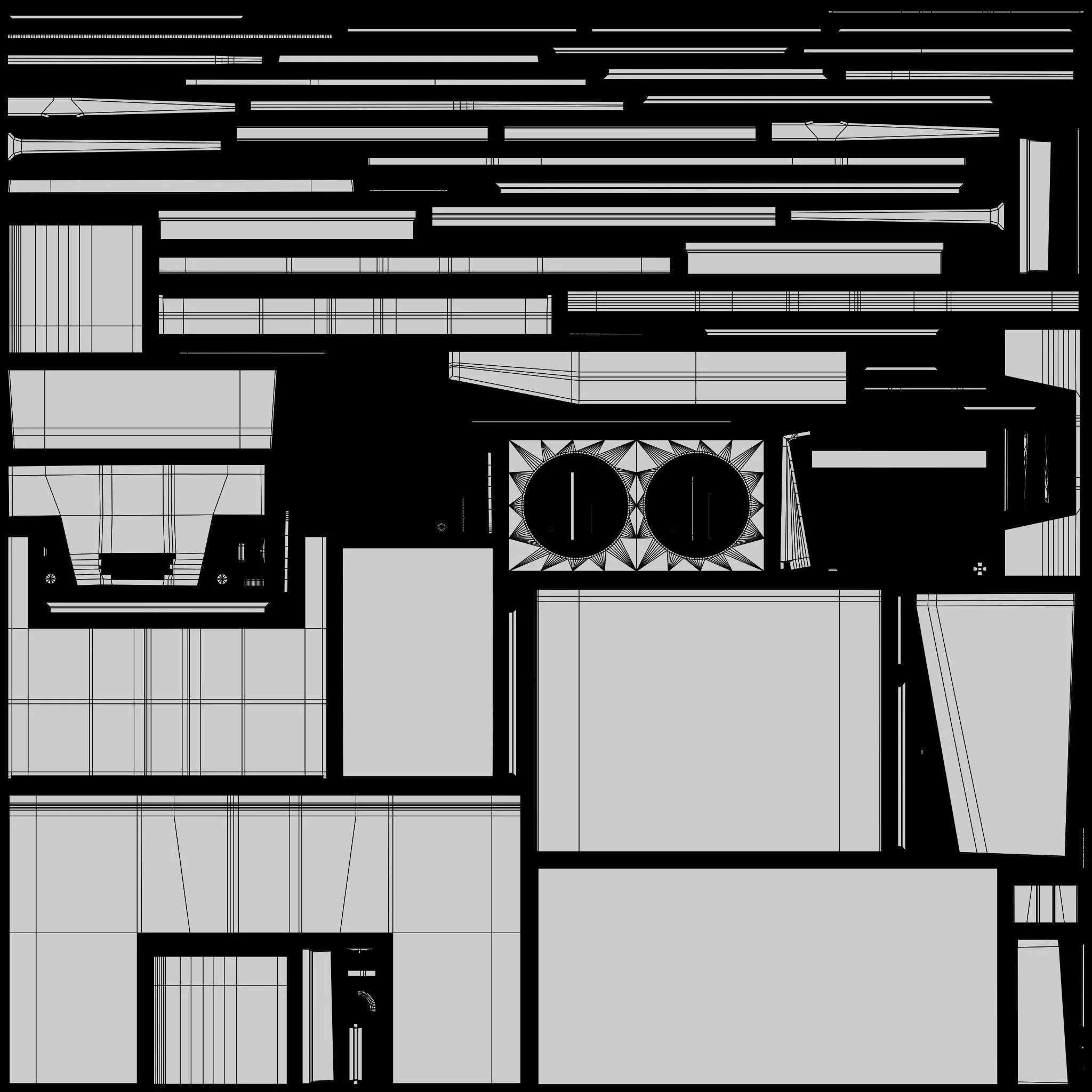 Cyber 73 - Retro Computer Terminal Low-poly 3D model_15