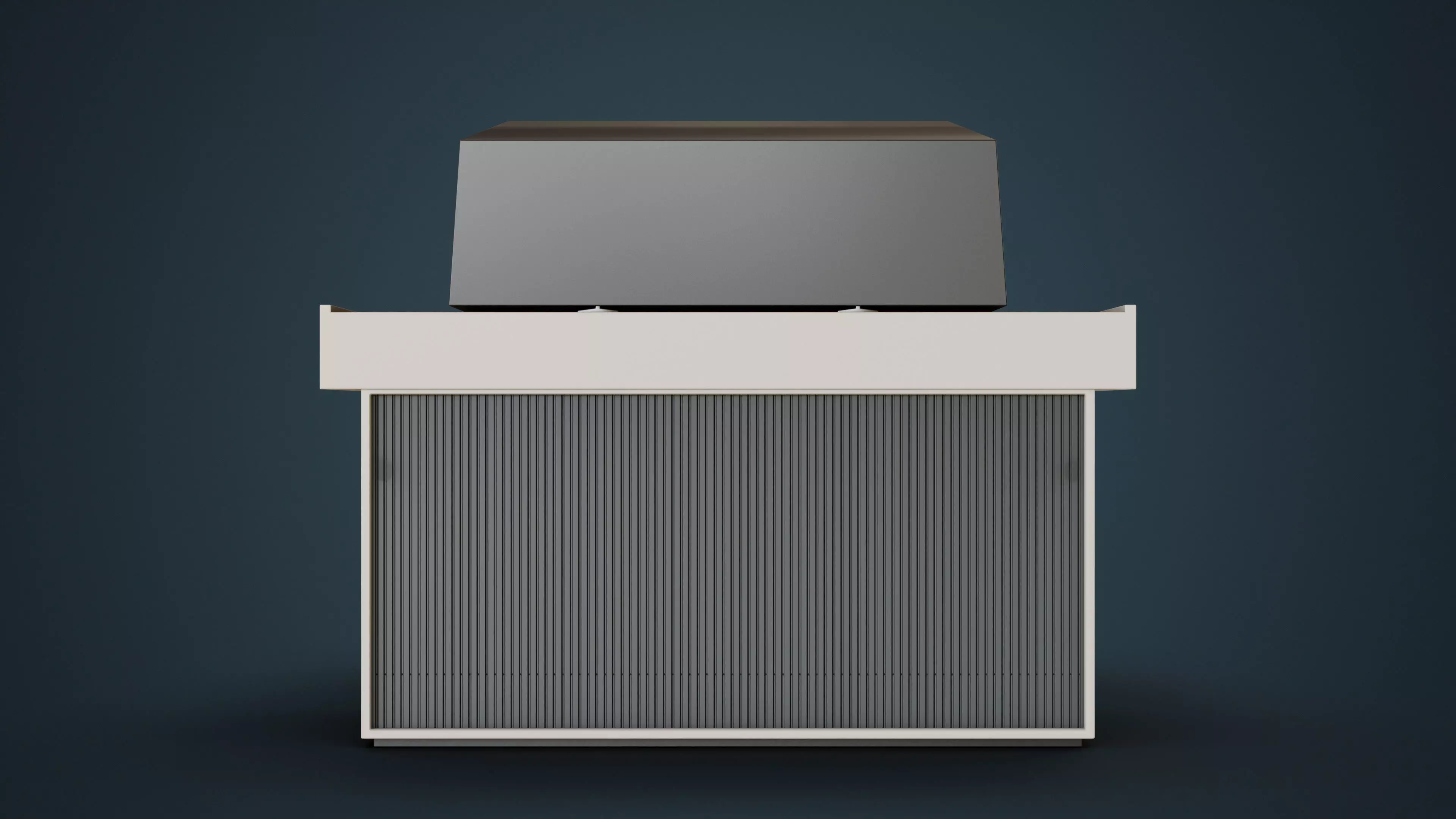 Cyber 73 - Retro Computer Terminal Low-poly 3D model_9