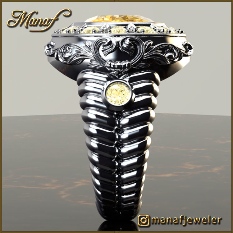 Mens ring STL 3D print model_2