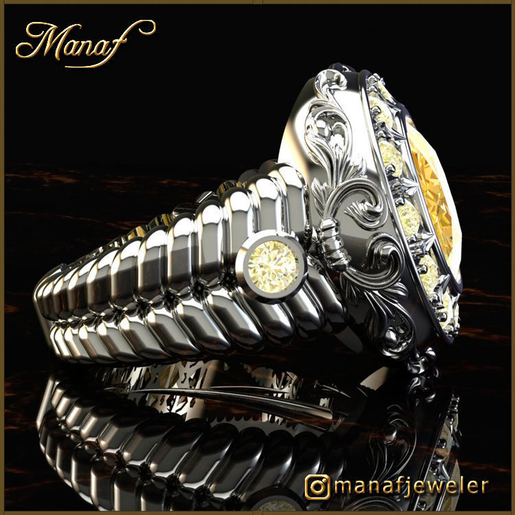 Mens ring STL 3D print model_4