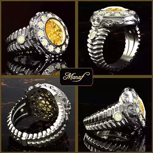 Mens ring STL