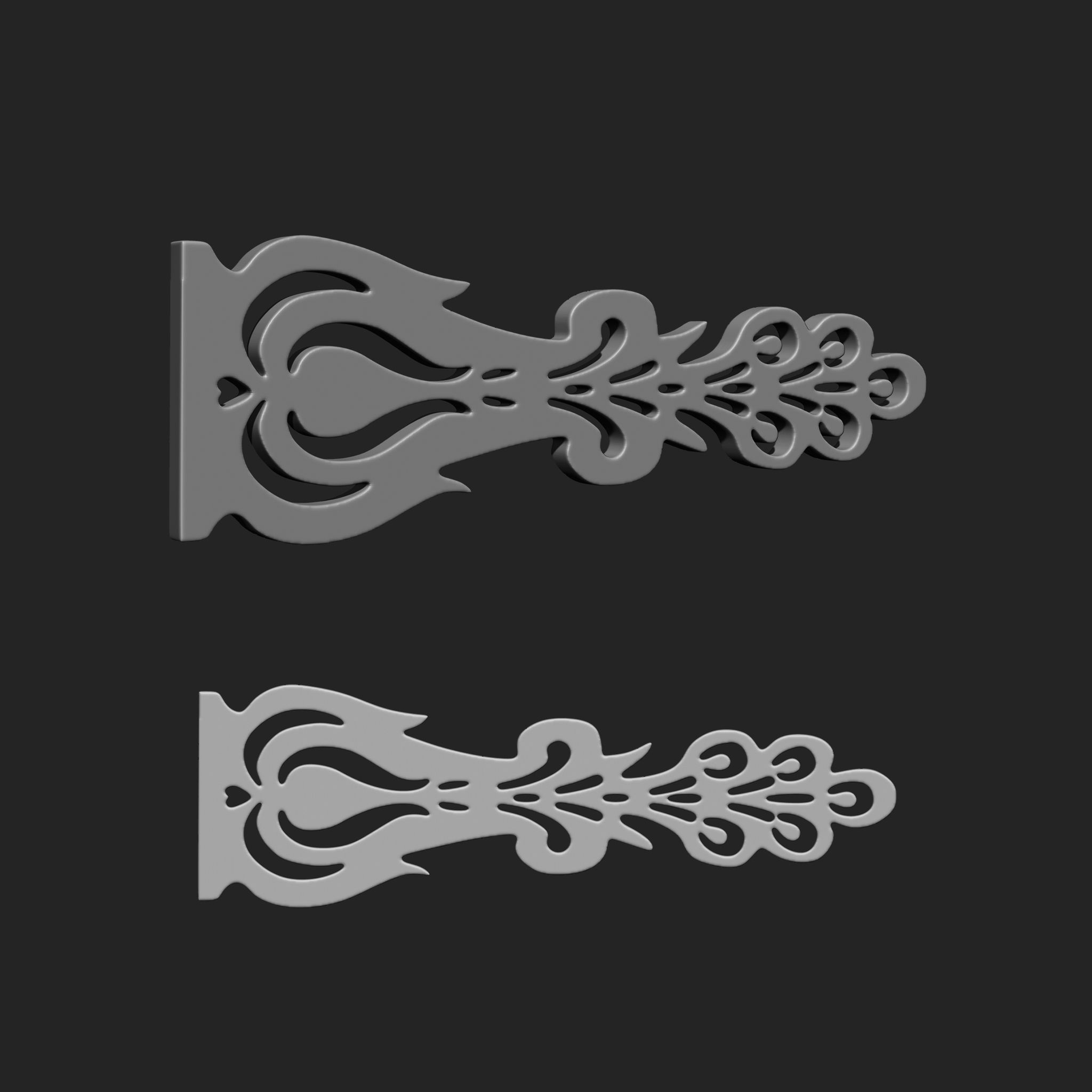 DOOR LATCH MEGA PACK 4 IN ONE 66 BRUSHES 3D model_22