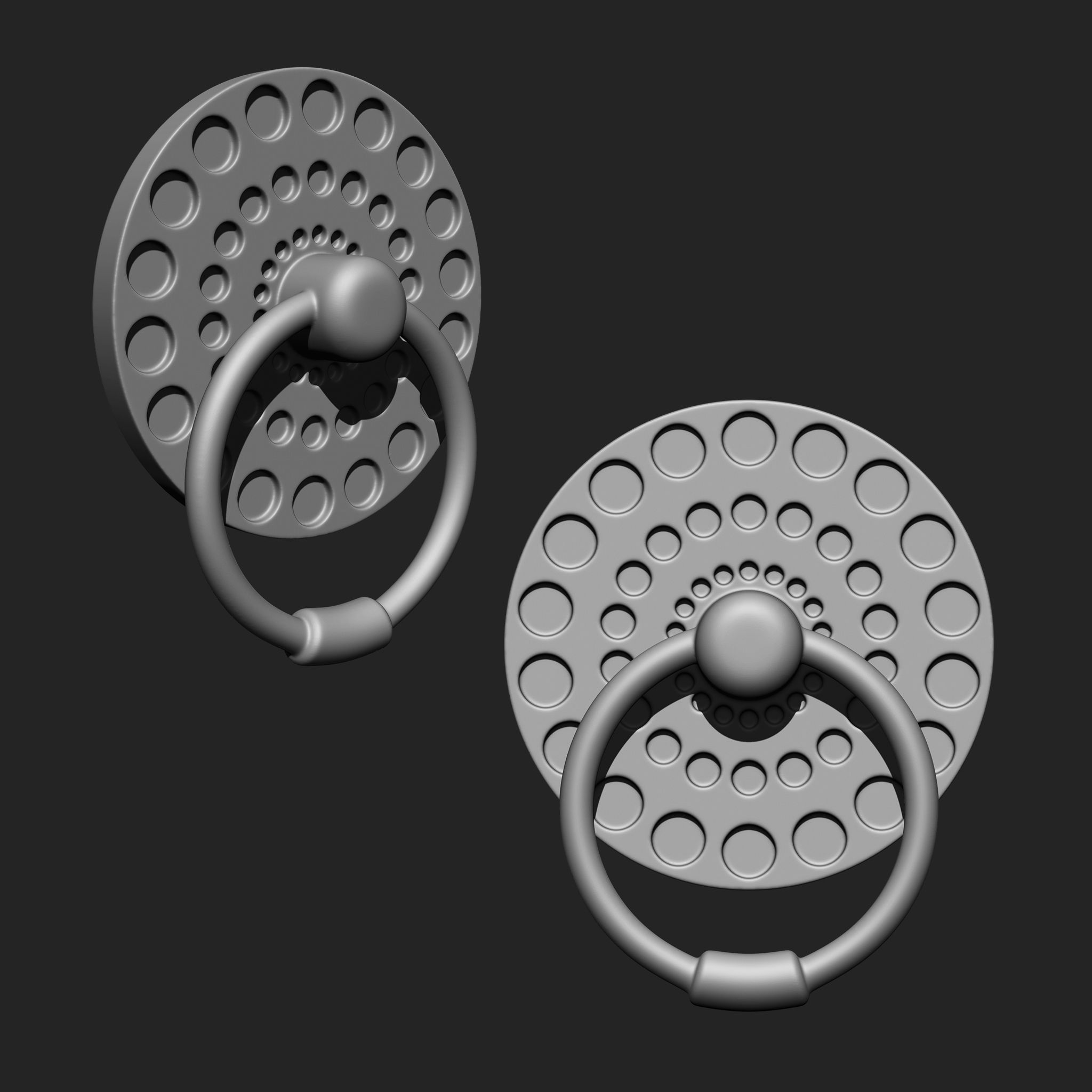 DOOR LATCH MEGA PACK 4 IN ONE 66 BRUSHES 3D model_6