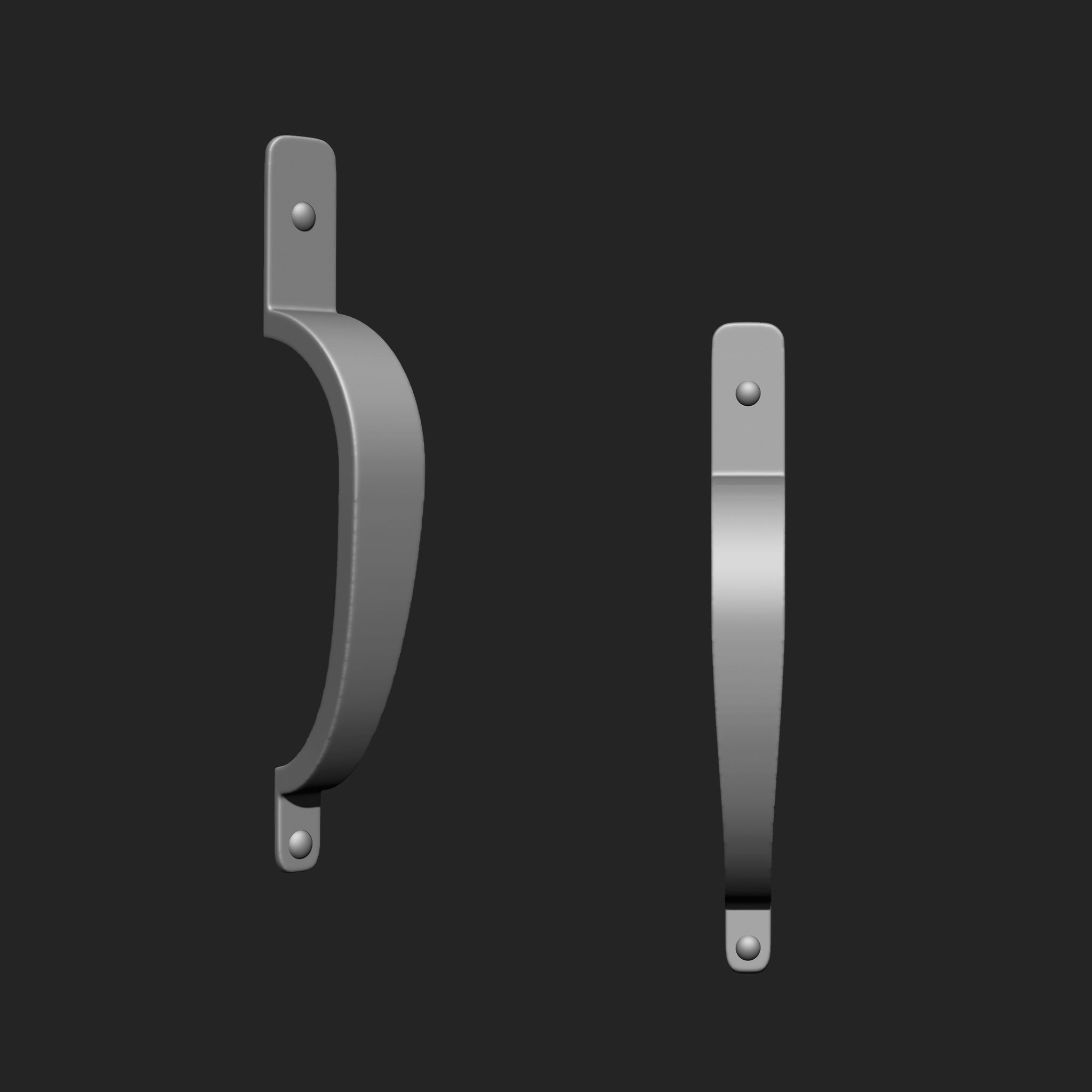 DOOR LATCH MEGA PACK 4 IN ONE 66 BRUSHES 3D model_31