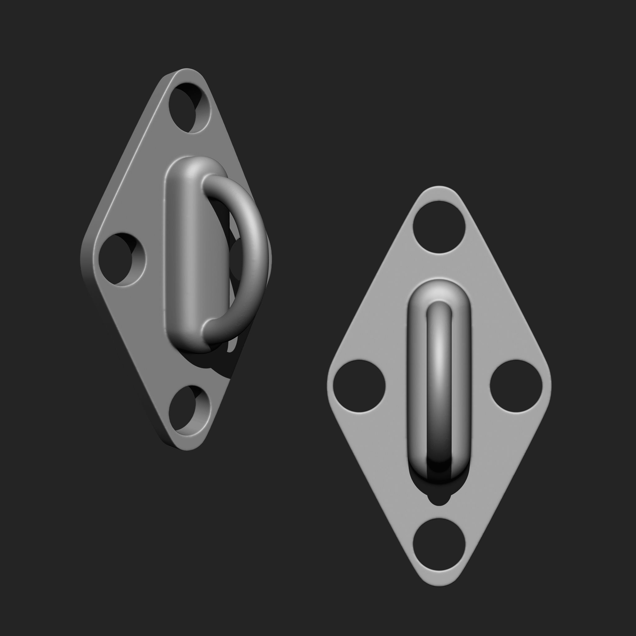 DOOR LATCH MEGA PACK 4 IN ONE 66 BRUSHES 3D model_20