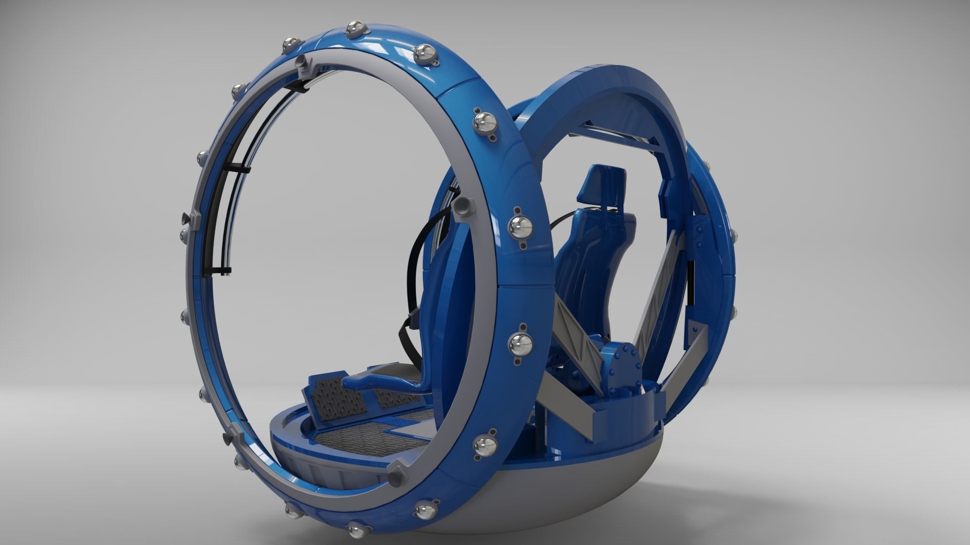 Jurasic Park Gyrosphere 3D Model  3D model_3